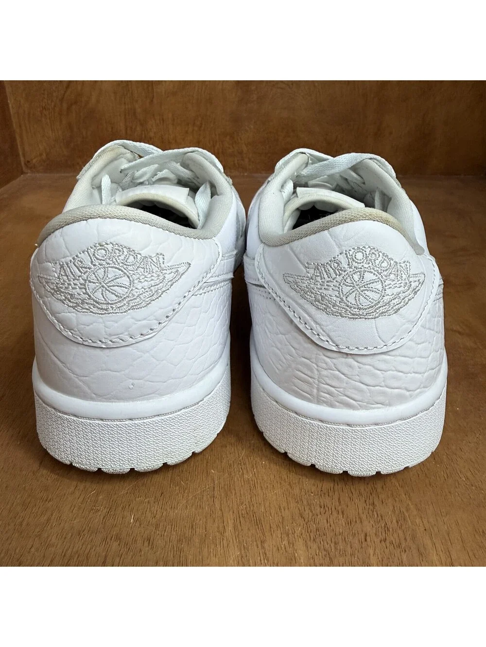 Nike Air Jordan 1 Low Golf Triple White Croc Shoes Mens 11 Sneakers DD9315-110